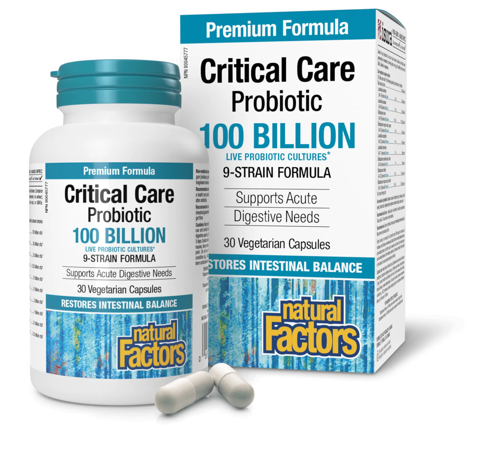 Critical Care Probiotic 100 Billion Live Probiotic Cultures