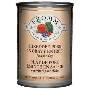 Fromm Four-Star Shredded Pork in Gravy Wet Dog Food