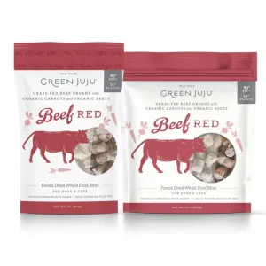 Green Juju Beef Red Freeze Dried Whole Food Bites