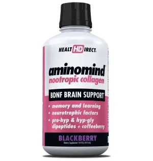 Health Direct Aminomind Collagen Blackberry 14Oz