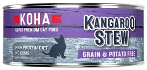 Koha Grain Free Kangaroo Stew Canned Cat Food 5.5oz