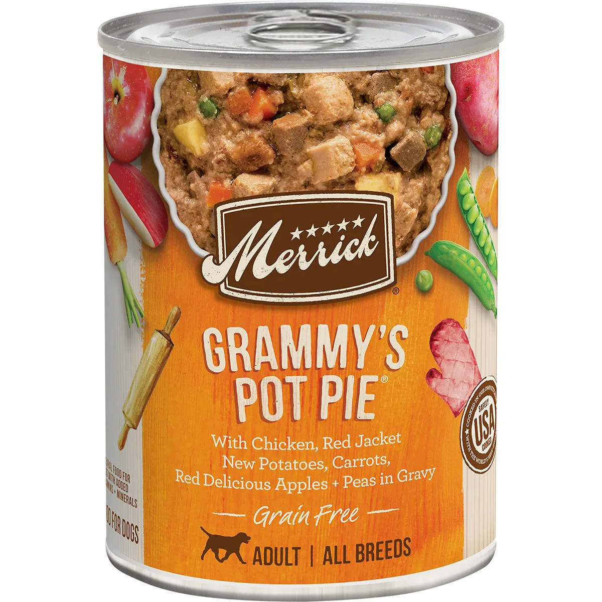 Merrick Grain Free Grammy's Pot Pie Classic Recipe Wet Dog Food 12.7oz