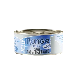 Monge Cat Jelly Yellowfin Tuna with Seabream 80g