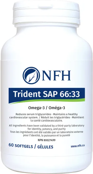 NFH Trident SAP 66:33 (660 mg EPA, 330 mg DHA/softgel) 60 Softgels