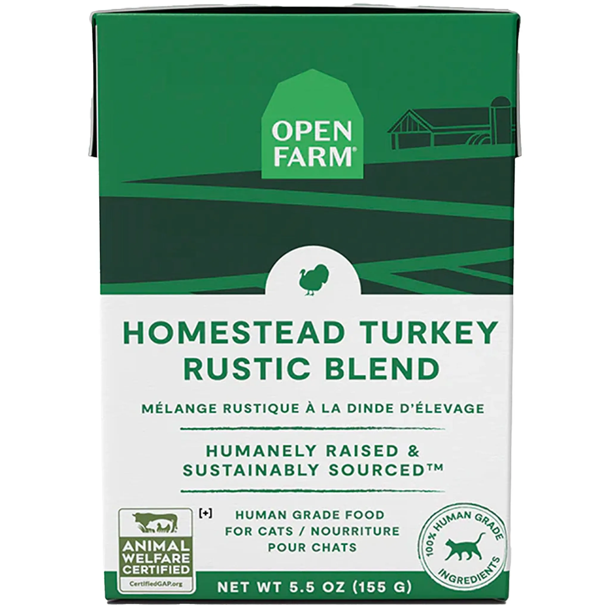 Open Farm Rustic Blend Homestead Turkey Canned Cat Food - 5.5oz