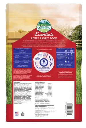 Oxbow Essentials - Adult Rabbit Food