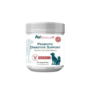 Pet Scholars Probiotic Digestive Support for Dogs & Cats (2.12 oz)