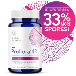 Proflora™4R - Spore-Based Probiotic & Herbal Formula