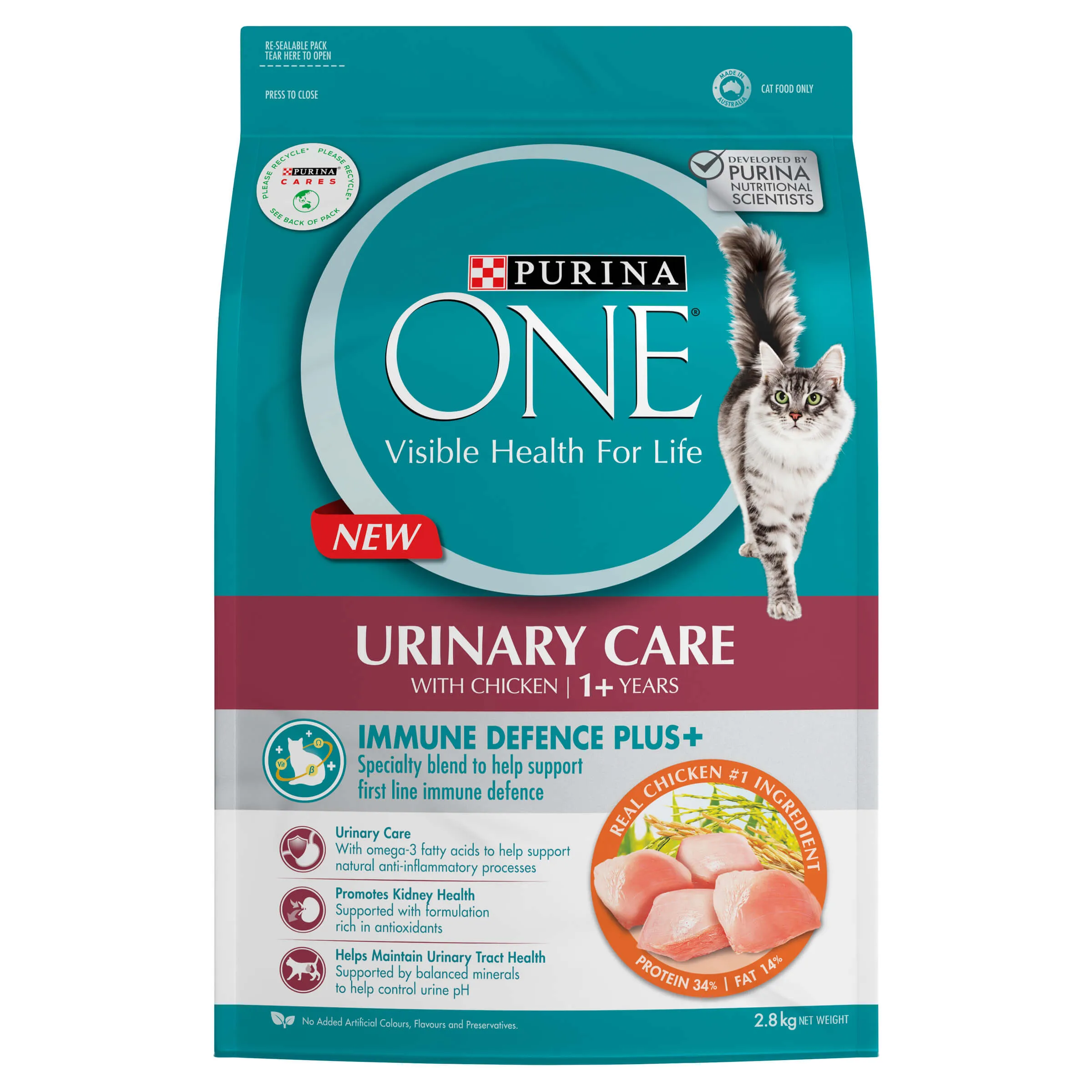 Purina One Adult Urinary Care Chicken Dry Cat Food